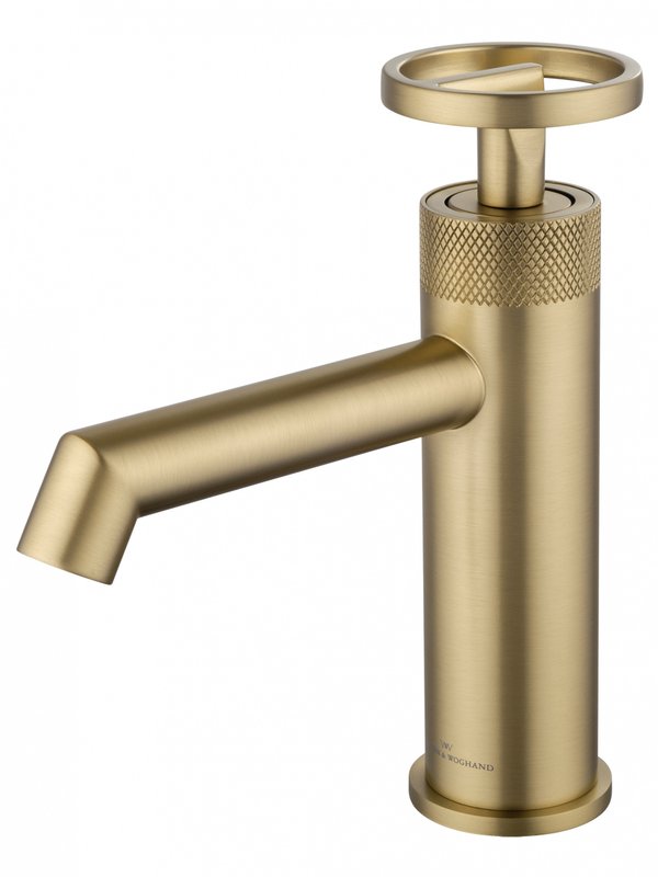 Смеситель для раковины Wonzon & Woghand WW-H1065-BG, брашированное золото