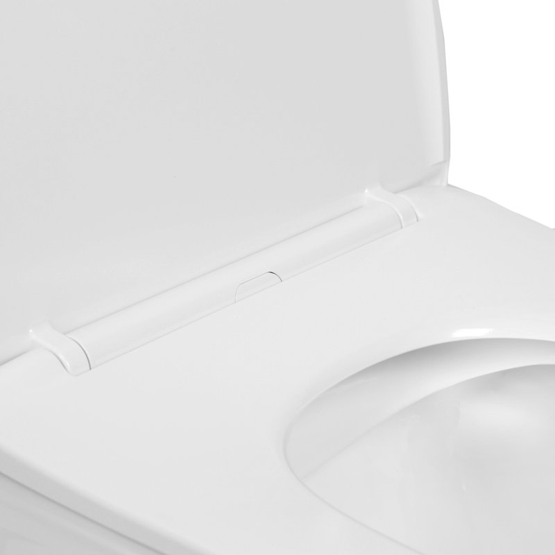 Унитаз-компакт напольный Royce Crown RCT-152204WH, безободковый, с микролифтом
