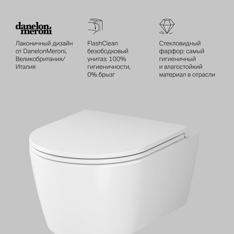 Унитаз подвесной AM.PM Func C8F1700SC