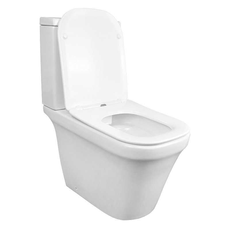 Унитаз-компакт напольный AZARIO Candy AZ-1503B, глянцевый белый