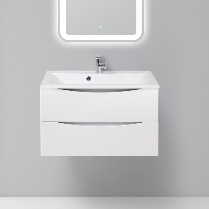 Тумба под раковину без столешницы BelBagno Marino 80 bianco opaco