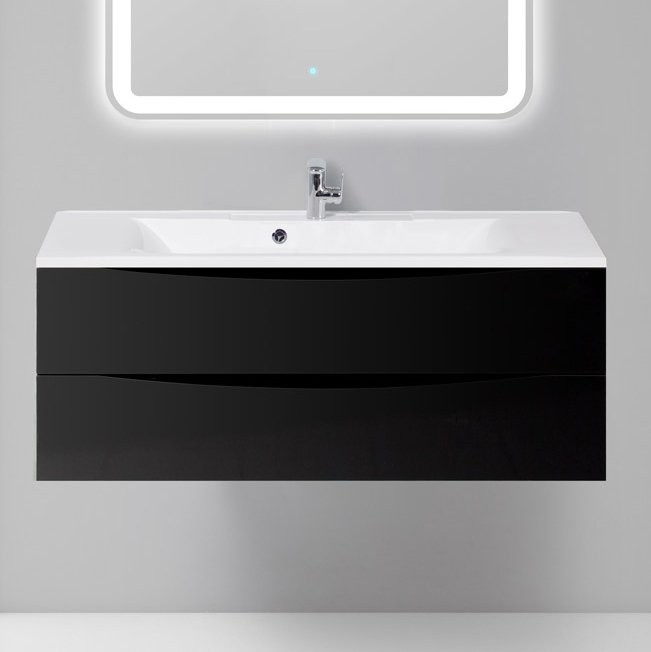 Тумба под раковину без столешницы BelBagno Marino 120 nero lucido