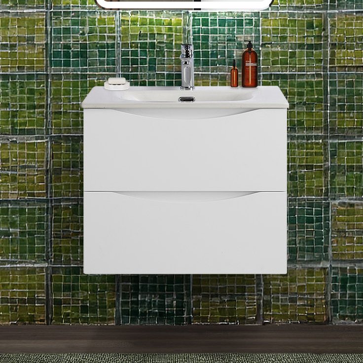 Тумба под раковину без столешницы BelBagno Marino-cer-n 60 подвесная, bianco opaco