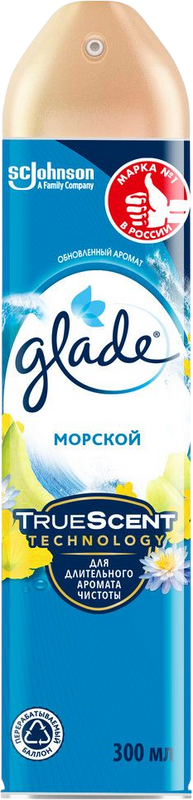 Освежитель воздуха Glade, аэрозоль, морской