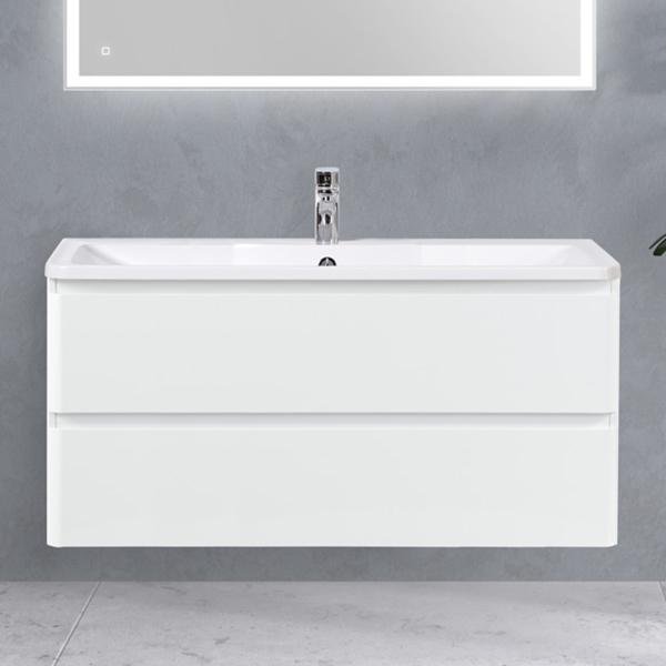 Тумба под раковину без столешницы BelBagno Albano 120 подвесная, bianco lucido