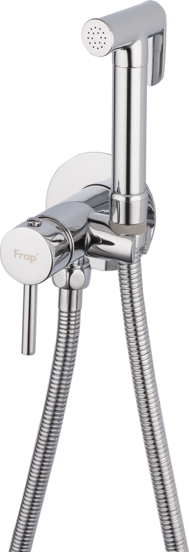 Гигиенический душ Frap F7505-2, со смесителем, С ВНУТРЕННЕЙ ЧАСТЬЮ, хром