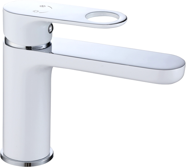Смеситель для раковины D-lin 377-C D110377-C, белый