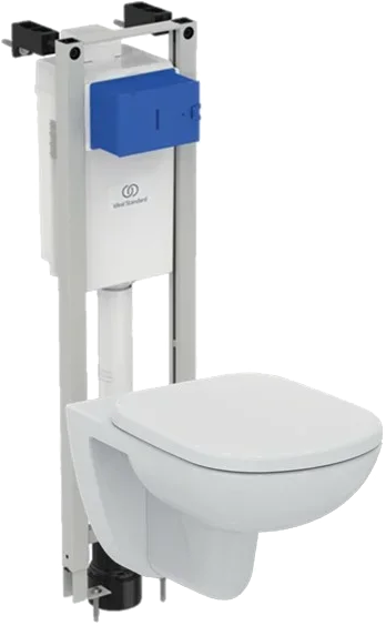 Комплект 3 в 1 Унитаз подвесной Ideal Standard Tempo T331101 + Крышка T679401 с микролифтом, петли хром + Инсталляция Prosys Eco Frame M E233267