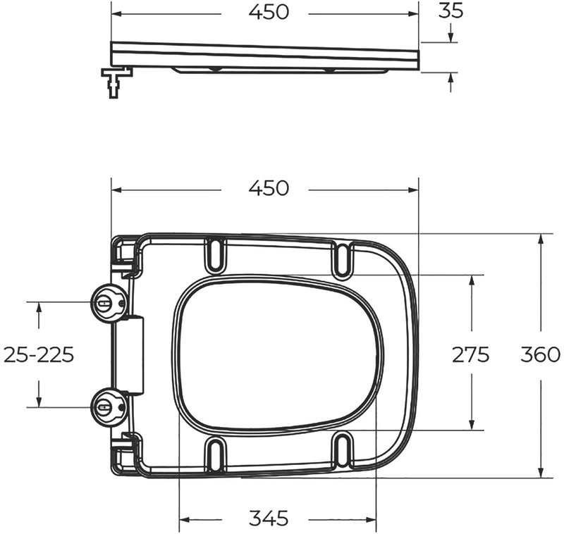 Крышка-сиденье BelBagno Ardente-C BB3202SC-MB матовая черная