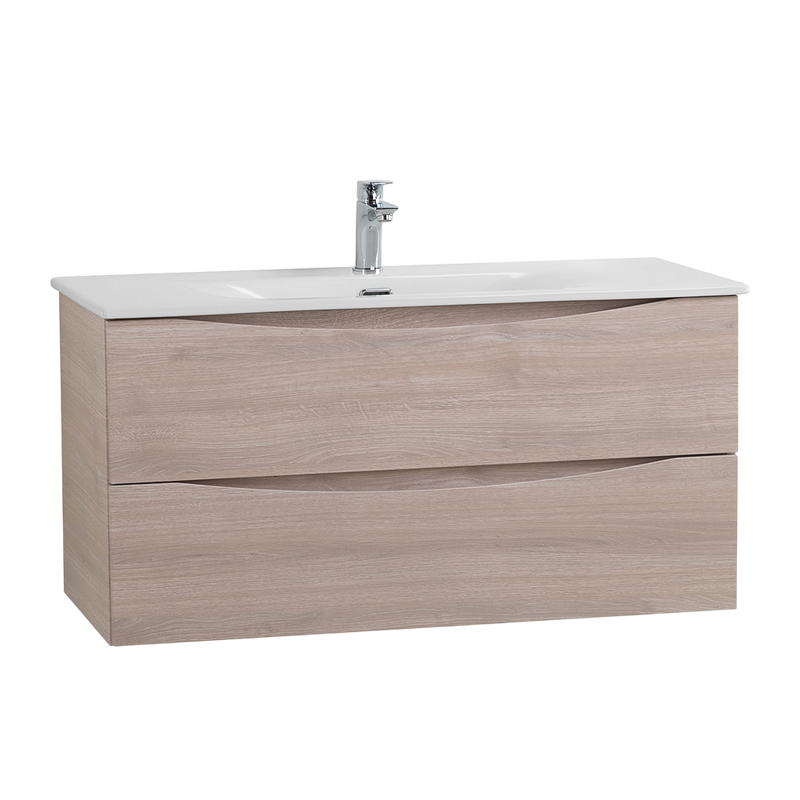 Тумба под раковину без столешницы BelBagno Marino-cer-n 100 подвесная, rovere grigio