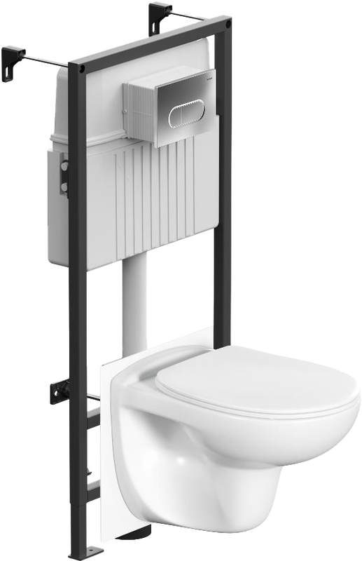 Комплект 5 в 1 Damixa Willow DX15.IS30251.1700 кнопка смыва хром