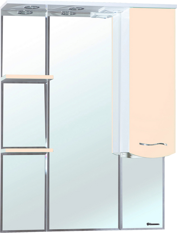 Зеркало Bellezza Мари 85 R, белое, бежевое