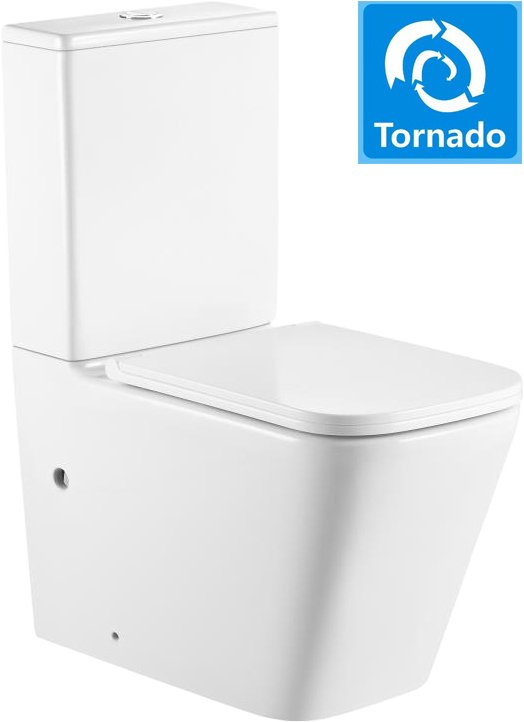 Унитаз-компакт напольный SantiLine SL-5028, белый