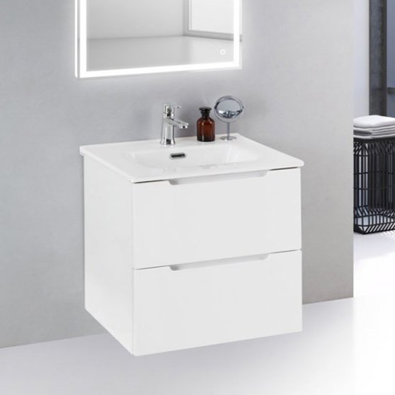 Тумба под раковину без столешницы BelBagno Etna 39 50 bianco lucido