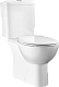 Унитаз-компакт напольный Grohe Bau Ceramic 39349000 39436000, матовый белый