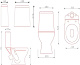 Унитаз-компакт напольный SMARTsant Тренд VT1203W