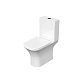 Унитаз-компакт напольный AQUATEK Optima Square AQ4411-00, безободковый, с микролифтом
