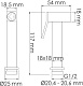 Гигиенический душ Wasserkraft A106157, шланг 120 см