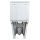 Унитаз-компакт напольный AZARIO Candy AZ-1503B, глянцевый белый
