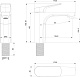 Смеситель для раковины Wonzon & Woghand WW-A40492-CR, хром