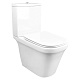Унитаз-компакт напольный AZARIO Candy AZ-1503B, глянцевый белый