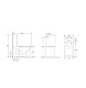 Унитаз-компакт напольный Grossman GR-4418SQ, с микролифтом, белый глянец