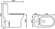Унитаз-моноблок напольный EvaGold SM9614