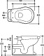 Унитаз приставной напольный Kerasan Retro 101101