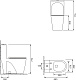 Унитаз-моноблок напольный SantiLine SL-5012SM-BD