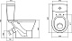 Унитаз-компакт напольный Santek Уно 1WH501613