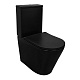 Унитаз-компакт напольный AZARIO Black Queen AZ-8380 матовый черный
