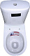 Унитаз-компакт напольный Sanita luxe Art luxe WC.CC/Art/2-DM/WHT.G/S1