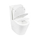 Унитаз-компакт напольный Royce Ozzy RCT-130407WH, безободковый, с микролифтом