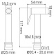 Гигиенический душ Wasserkraft A55094, шланг 150 см