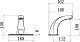 Смеситель для раковины Fashun A512-1, хром