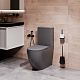 Унитаз-компакт напольный Grossman GR-4494GMSQ, с микролифтом, серый матовый