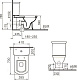 Унитаз-компакт напольный VitrA Serenada 9722B003-7204