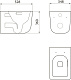 Унитаз подвесной Point Меркурий PN41831BM