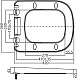 Крышка-сиденье BelBagno Albano BB120SC с микролифтом