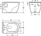 Унитаз подвесной BelBagno Loto BB070CHR/SC
