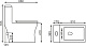 Унитаз-моноблок напольный EvaGold SM9608