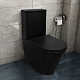Унитаз-компакт напольный AZARIO Black Queen AZ-8380 матовый черный
