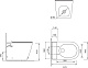 Умный унитаз напольный SantiLine SL-5030МВ