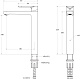 Смеситель Cezares Stylus STYLUS-LC-01-W0, хром