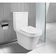 Унитаз-компакт напольный AZARIO Candy AZ-1503B, глянцевый белый