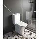 Унитаз-компакт напольный AQUATEK Optima Square AQ4411-00, безободковый, с микролифтом