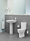 Унитаз-компакт напольный Grohe Bau Ceramic 39349000 39437000, матовый белый