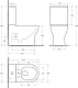 Унитаз-компакт напольный BelBagno BB8134CPR/SC