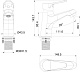 Смеситель для раковины Wonzon & Woghand WW-A40212-CR, хром