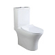 Унитаз-компакт напольный SantiLine SL-5044, белый